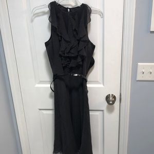 Ralph Lauren Ruffle Front Polka Dot Dress Size 8